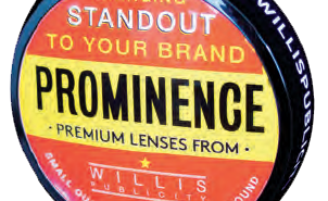 Willis Publicity Prominence 3D keg lense