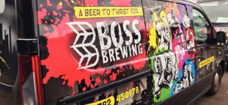 New branding for Boss Brewing.